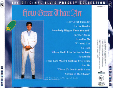 How Great Thou Art-  The Original Elvis Presley Collection Vol. 27 - EU 1996 - BMG SP 5027 - Elvis Presley CD