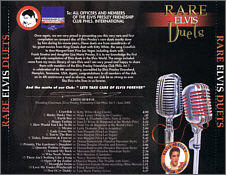 Rare Elvis Duets - Fanclub CDs - Elvis Presley CD