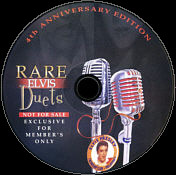 Rare Elvis Duets - Fanclub CDs - Elvis Presley CD