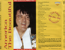 America , The Beautiful - Elvis Presley Bootleg CD