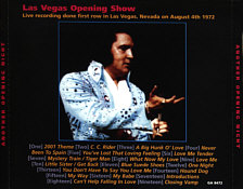Another Opening Night - Elvis Presley Bootleg CD