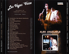 Las Vegas Voice Volume 2 -  Elvis Presley Bootleg CD