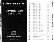 Loving You Sessions - Elvis Presley Bootleg CD