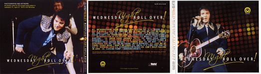 Wednesday Roll Over - Elvis Presley Bootleg CD