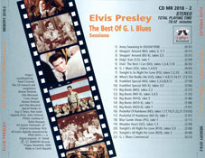 The Best Of G.I. Blues Sessions- Elvis Presley Bootleg CD