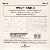 Rockin' Presley - BMG Inhouse Gift - Elvis Presley Promotional CD