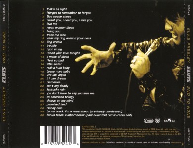 Elvis 2nd To None - BMG 82876 55241 2 - Italy 2003