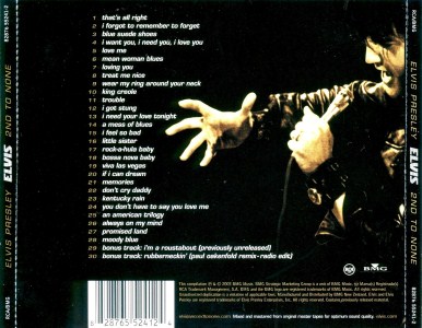 Elvis 2nd To None - New Zealand 2003 - BMG 82876 55241 2 - Elvis Presley CD