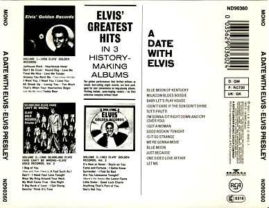 A Date With Elvis - ND 90360 - Australia 1991