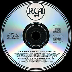 A Date With Elvis - BMG 2011-2-R - USA 1989