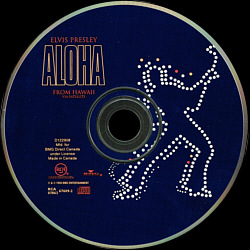 Aloha From Hawaii Via Satellite - BMG 07863 67609 2 - BMG Direct - Canada 1998 - Elvis Presley CD