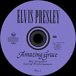 Amazing Grace - USA 1998 - BMG 07863 66421 2 - Elvis Presley CD