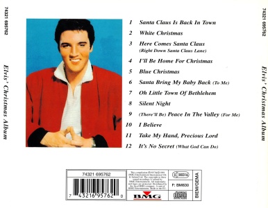 Elvis' Christmas Album - EU 1999 - 74321 695762