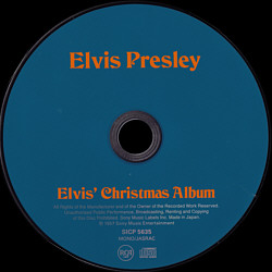 Elvis' Christmas Album - Japan 2017 - Sony Music Labels SICP 5635 - Elvis Presley CD