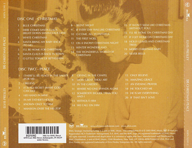 Christmas Peace - BMG 82876523932 / D251582 - USA 2004 BMG Direct - Elvis Presley CD