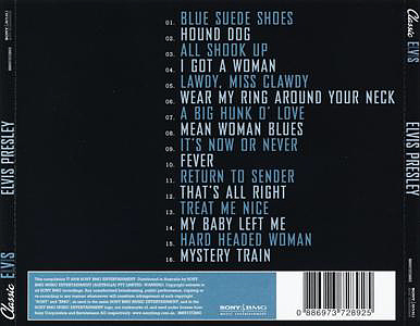 Classic Elvis - Australia 2008 - Sony/BMG 88697372892