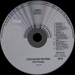 Elvis' Golden Records - German Club Edition - BMG 18563-7 - Germany 1989
