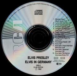 Elvis In Germany - German Club Edition - BMG 18565-2 - Germany 1989