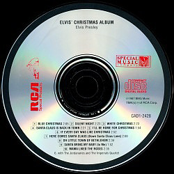 Elvis' Christmas Album (Camden) - USA 1992 - CAD1-2428 - Elvis Presley CD