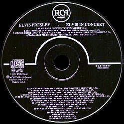 Elvis In Concert - BG2-52587 - Columbia House Music Club - USA 1997