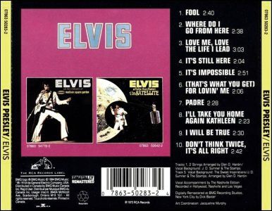 Elvis (Fool) - Canada 1994 - BMG 07863 50283 2