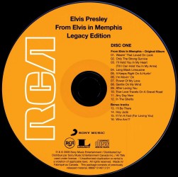 Disc 1 - From Elvis In Memphis - 40th Anniversary Legacy Edition - Canada 2009 - Sony 88697 51497-2