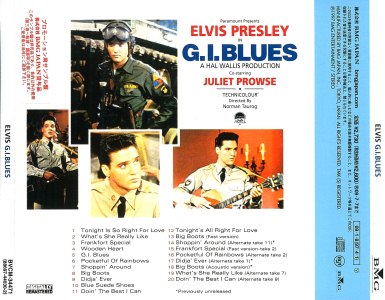 G.I. Blues - Japan 2009 - SHM-CD - (remastered & bonus) - BMG BVCM 34471
