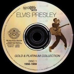 Disc 1 - Gold &amp; Platinum Collection (Sony / Reader's Digest) - USA 2012 - Sony 88725427072 / SSTI09143