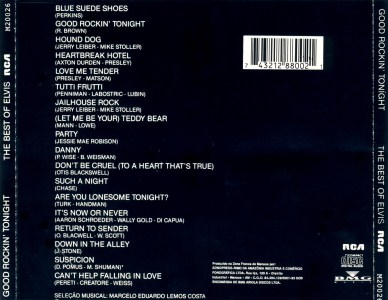Good Rockin' Tonight - The Best Of Elvis. Vol. 1 (Sonopress) - Brazil 19?? - CD 20026