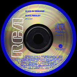 Elvis In Demand - Australia 1989 - BMG BPCD 5069