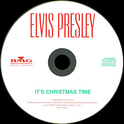 It's Chrismas Time - USA 2003 - BMG DRC13750 - Cardboard - Elvis Presley CD