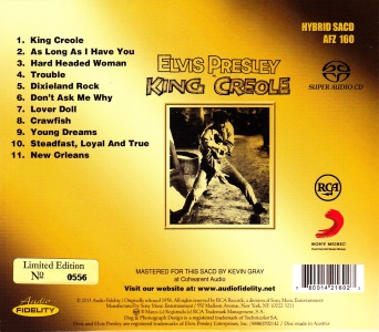 King Creole - Hybrid SACD - USA 2013 - Sony Music AFZ 169