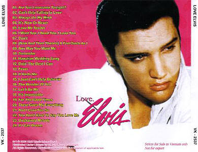 Love, Elvis - Vietnam 2005 - VK-2537 - Elvis Presley CD
