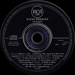 On Stage - Germany 1996 - BMG ND 90549 - elvis Presley CD