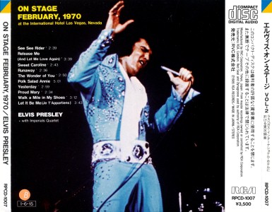 On Stage - Japan 1989 - BMG RPCD-1007