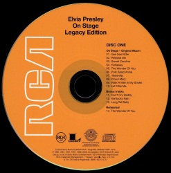 Disc 1 - On Stage (Legacy Edition) - USA 2010 - Sony 88697 63213 2