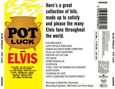 Pot Luck With Elvis - Australia 1992 - BMG ND 89098 - Elvis Presley CD