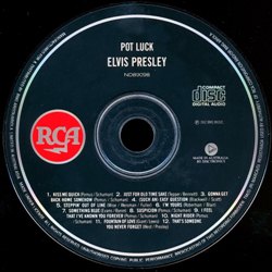 Pot Luck With Elvis - Australia 1992 - BMG ND 89098