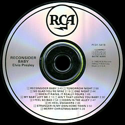 Reconsider Baby - USA 1990 - BMG PCD1-5418