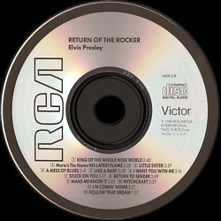 Return Of The Rocker - USA 1987 - BMG 5600-2-R - Elvis Presley CD