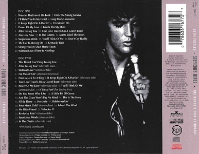 Suspicious Minds - Brazil 2000 - BMG 07863 67677 2 - Elvis Presley CD