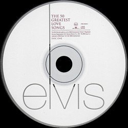 The 50 Greatest Love Songs - Thailand  2002 - BMG 07863 68026-2   - Elvis Presley CD