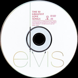 The 50 Greatest Love Songs - USA 2001 - BMG BG2-68026-2 (Columbia Record Club) - Elvis Presley CD