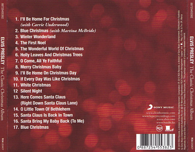 The Classic Christmas Album - Australia 2012 - Sony Music 88725455382 - Elvis Presley CD
