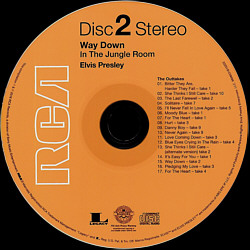 Way Down In The Jungle Room - Sony Legacy 8898531802- Canada 2016 - Elvis Presley CD