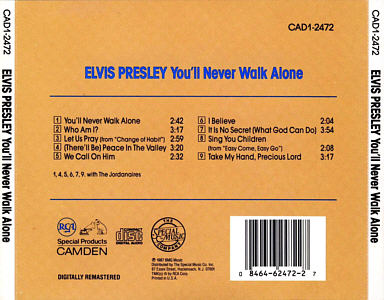 You'll Never Walk Alone - USA/Canada 1987 - BMG CAD1-2472