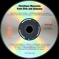 Christmas Memories From Elvis & Alabama - USA 1996 - BMG ATCD 2106-2