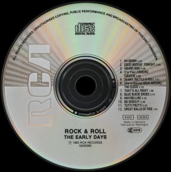 Rock & Roll - The Early Days - Germany 1990 - BMG ND 90085