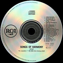 Songs Of Harmony - Die Schnsten Pop-Duette der Welt - Germany 1992 - BMG Ariola PD 75347