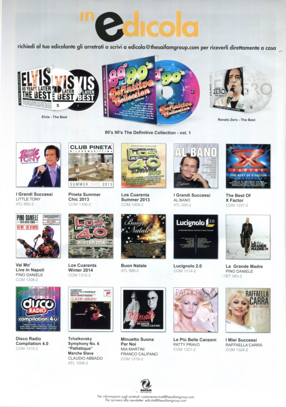 The Best - 80 Years Later - Sony Music Italy 2015 (Saifam Music "Control") - Elvis Presley CD Magazines and Books